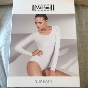 Wolford BN Pure Body bodysuit retail $210